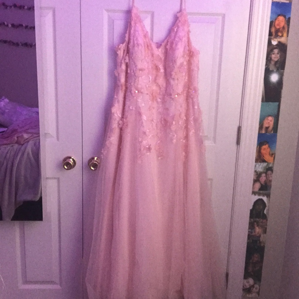 pink prom/bridesmade dress